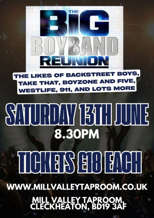 13/06/2026 20:30 | THE BIG BOYBAND REUNION