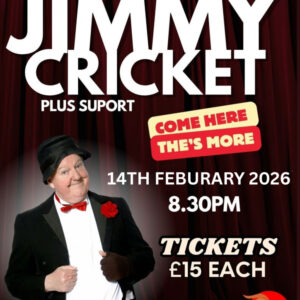 14/02/2026 20:30 | COMEDY LEGEND JIMMY CRICKET
