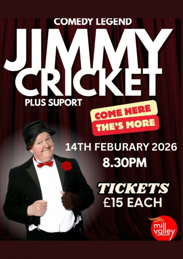 14/02/2026 20:30 | COMEDY LEGEND JIMMY CRICKET