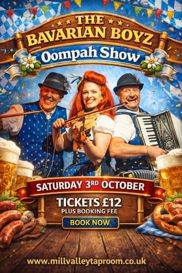 OKTOBERFEST WITH THE BAVARIAN BOYZ & HER 5PM 3rd OCTOBER 2026