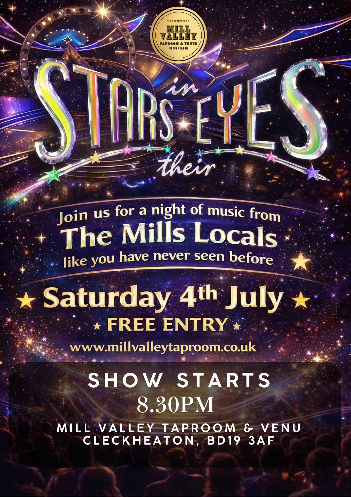 STAR IN THIER EYES  SATURDAY 4th JULY FROM 8PM